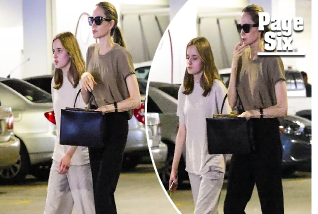 Angelina Jolie looks tense with daughter Vivienne as sad details