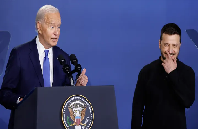 Biden stumbles over Zelenskyy introduction, calls Ukrainian leader 'President Putin'