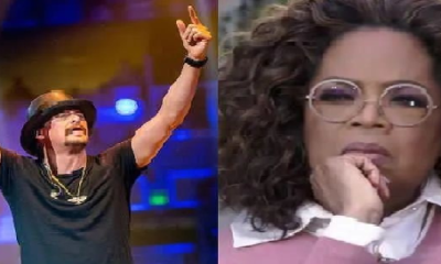 Kid Rock called Oprah Winfrey a “fr*ud” after the television icon endorsed