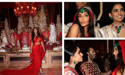 Kim Kardashian blasted for wearing red lehenga at Ambani’s wedding: