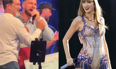 Travis Kelce dedicates karaoke win to Taylor Swift as fans go wild