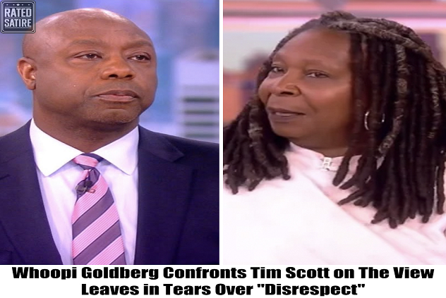 Whoopi Goldberg Confronts Tim Scott on The View, Walks Out Crying