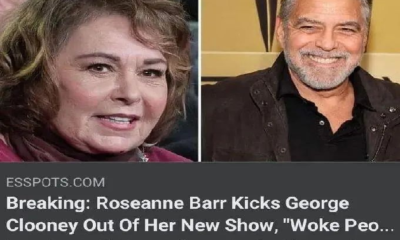 Roseanne Barr Kicks George Clooney Out Of Her New Show, “Woke Peop