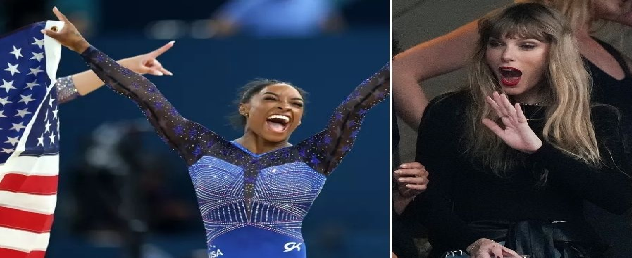 Watch Viral Taylor Swift SPOTTED in Paris attending Olympics to Support Simone Biles