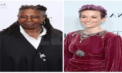 Whoopi Goldberg, along with soccer superstar Megan Rapinoe, h