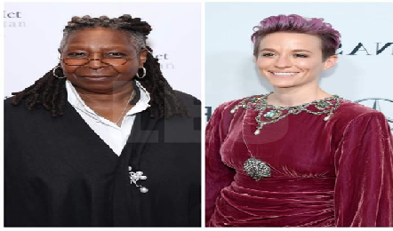 Whoopi Goldberg, along with soccer superstar Megan Rapinoe, h