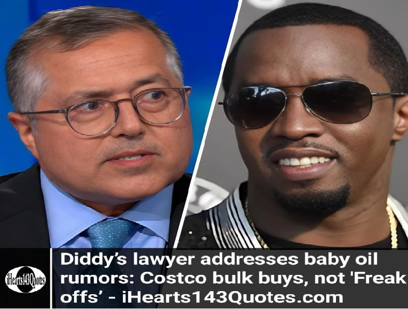 Rumors have been swirling around Sean “Diddy” Combs and his infamous stockpile of baby oil,