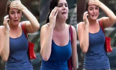 Suri Cruise 18-year-old daughter of Tom Cruise and Katie Holmes, spotted crying on phone while out