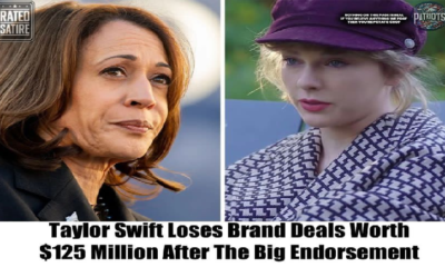 Taylor Swift Loses Brand Deals Worth $125 Million After The Big Endorsement of Kamala H