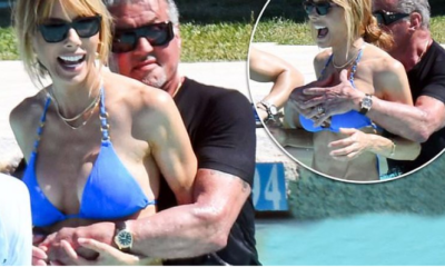 26 Years Together! Stallone, 77, was Spotted in the Pool with his Young Wife At 77 years old, Sylvester Stallone was captured alongside his wife during their vacation, and the stunning figure of Jennifer Flavin caught everyone’s attention.