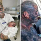 Dad with over 240 tattoos called a 'monster' and 'bad dad' because of his look. But wait till you see how he looked before... See more👇👇