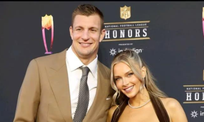 NFL legend Rob Gronkowski is overjoyed as he welcomes his first babies,