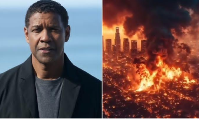 Denzel Washington announces he will donate $50 million to the Hollywood fire